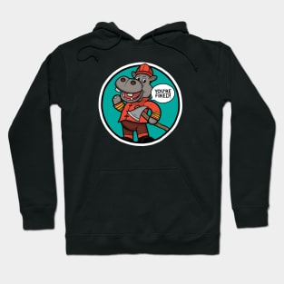 Hippopotamus Firefighter Hoodie